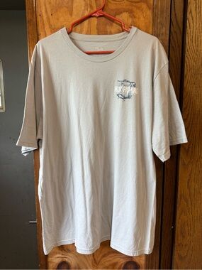 Huk Light Gray Short Sleeve Fishing Tee